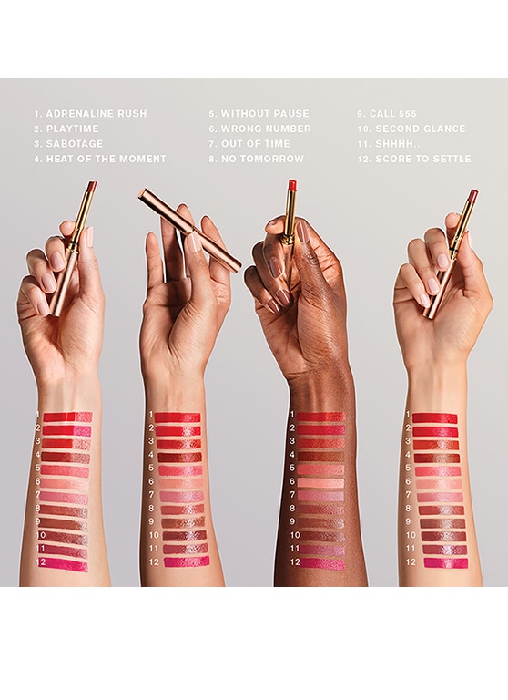 rossetto sottile pure color explicit slick shine